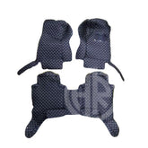 Toyota Hilux Revo 7D Mats Black Diamond Stitched All Weather Protection